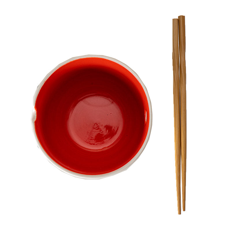 FURRYBONES SCORCHIE BOWL WITH CHOPSTICKS C/24