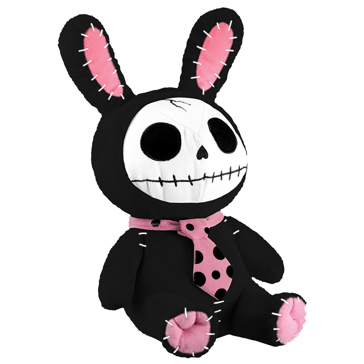FURRYBONES BLACK BUN BUN PLUSH C 12