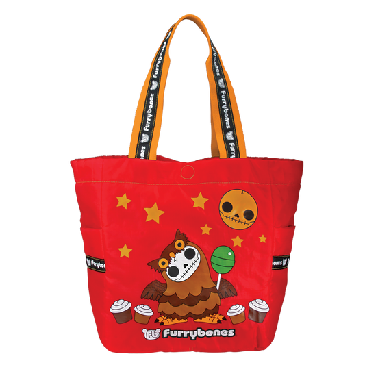 FURRYBONES-HOOTIE TOTE, C/50