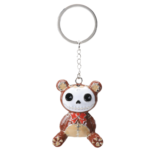 DISC-FURRYBONES-HONEYBEAR KEY CHAIN (SET OF 6), C60 MIN OF 2
