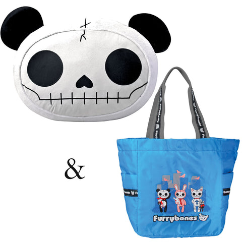 Valentines Day Special Pandie Pillow & Furrybones City Tote